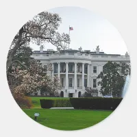 White House, Washington, DC Classic Round Sticker