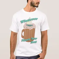 Root Beer Float Fun Cartoon Slogan Design T-Shirt