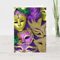 Mardi Gras Masks Ready to Party? Card