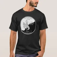 Faux Wyoming State Quarter T-Shirt