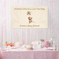 Sweet Little One on the Way Neutral Baby Shower Banner