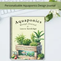 Aquapontic Design Journal Fish Tank Notebook