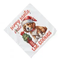 Sorry Santa I Ate The Cookies - Pet Bandana