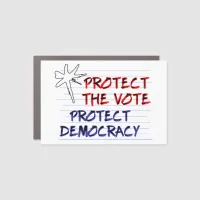 Protect the Vote | Protect Democracy Car Magnet