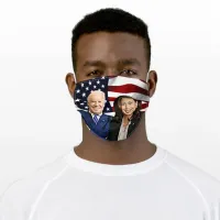 Joe Biden and Kamala Harris  Flag 2020 Election Adult Cloth Face Mask