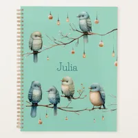 Whimsical Birds on Branches Timeless Elegance Planner