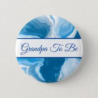 Grandpa To Be | Boy's Baby Shower  Button