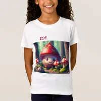 Cute toadstools in the forest - good luck custom  T-Shirt