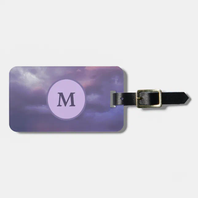 Colorful Storm Clouds Luggage Tag