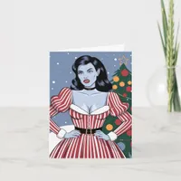 Vampire Lady Christmas Card