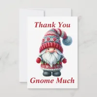 Christmas Gnome Thank You Card