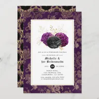 Gothic Floral Bridesmaids Luncheon Invitation