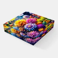 Colorful Watercolor Flowers Grandma's Paperweight