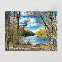 Jump River, Wisconsin Scenic View Postcard