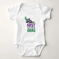 My First Mardi Gras T-Shirt Baby Bodysuit