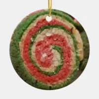 Funny Christmas Cookie Pun Romantic Gift Ceramic Ornament