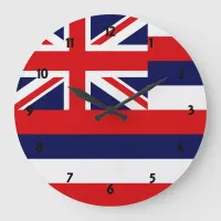 Hawaii State Flag Large Clock