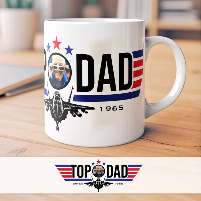 Top Dad | Father's Day Two-Tone Coffee Mug