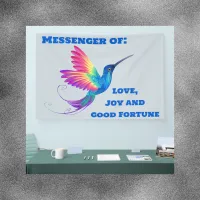 Hummingbird Love, Joy & Good Fortune | Banner