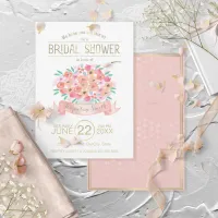 Watercolor Floral Bridal Shower Invitation ID302