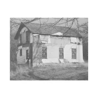 Personalize this Abandoned House in the Woods   Gallery Wrap