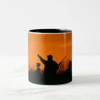 Hunting With Dad Two-Tone Coffee Mug