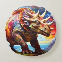 Cute Mosaic Dinosaurs cushion pillow set.