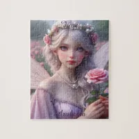 Beautiful June Fairy in Roses Jigsaw Puzzle