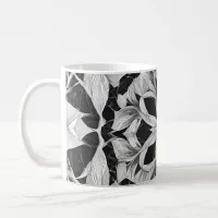 Radiant Mandala: Vibrant Symmetrical Fantasy Art Coffee Mug