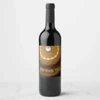 Circles Dome Geometric Pattern Shapes Wine Label