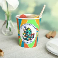 Dragon Themed Boy's Birthday Party Paper Cups