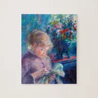 Young Woman Sewing (1879) by Pierre-Auguste Renoir Jigsaw Puzzle