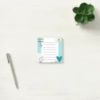 Square Cute Doodle Cartoon Memo Notes