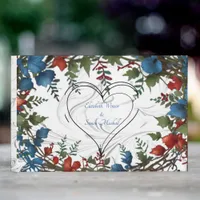 Beautiful,elegant & whimsical wedding themed decor guest book