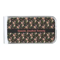 Christmas Candies Pattern Personalized Money Clip