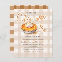 Budget Little Cutie Pie Pumpkin Pie Baby Shower