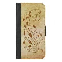 Elegant, Vintage, Victorian Steampunk iPhone 8/7 Wallet Case