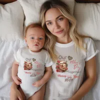 Baby Matching Sloth Our First Mother'sDay Together Baby Bodysuit