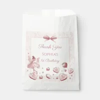 Fairy Girl Strawberry Berry Happy Birthday Favor Bag