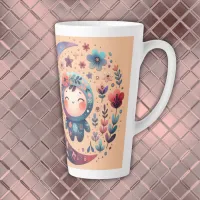 Mystical Boho Magic Maroon | Latte Mug