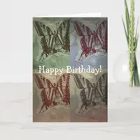 Butterfly Fun, Birthday Card