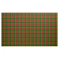 Buchanan Tartan Green Red Yellow Plaid Fabric