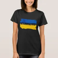 Warriors Blue and  Yellow Ukraine Flag T-Shirt