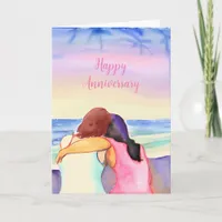 Happy Anniversary Personalized Lesbian Card