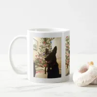 German Shepherd Puppy Christmas and New Year, ZKA Coffee Mug