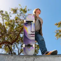 Harmonic Equilibrium 11 Digital AI Art Portrait Skateboard