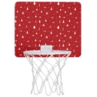 Trees and Snowflakes Mini Basketball Hoop