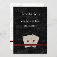 vegas wedding invitation