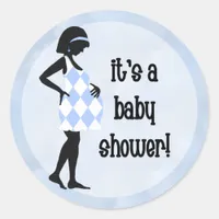 Blue Baby Shower Stickers