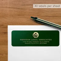 Legal Emblem Return Address Label